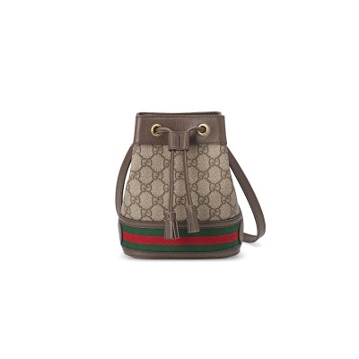 GUCCI OPHIDIA MINI BUCKET BAG 550620 (15.5*19*9cm)